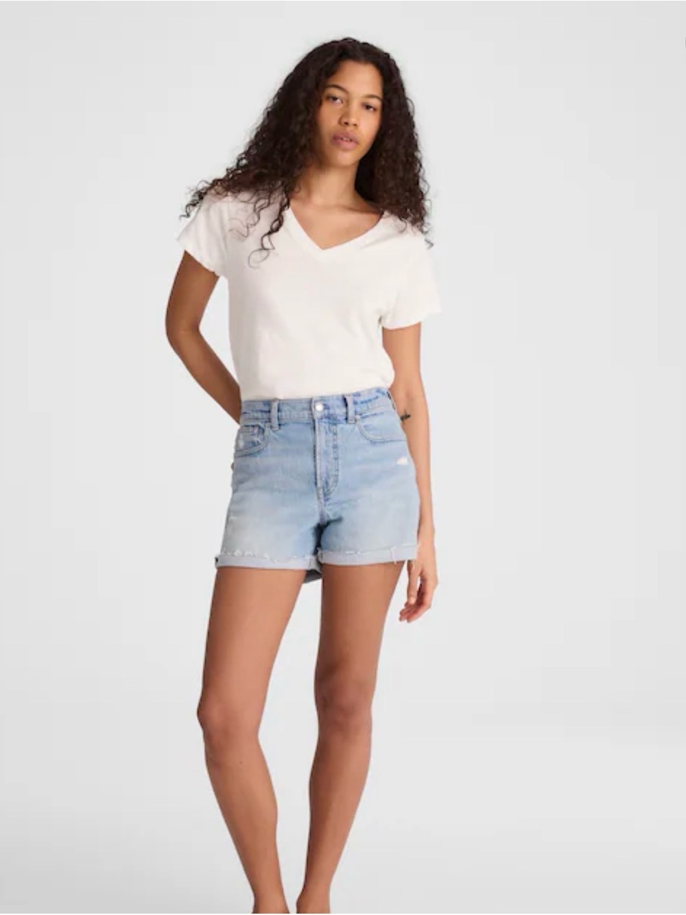 NWT Madewell The Perfect Vintage Short in Soft Sky